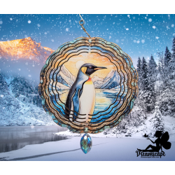 Penguin Wind Spinner