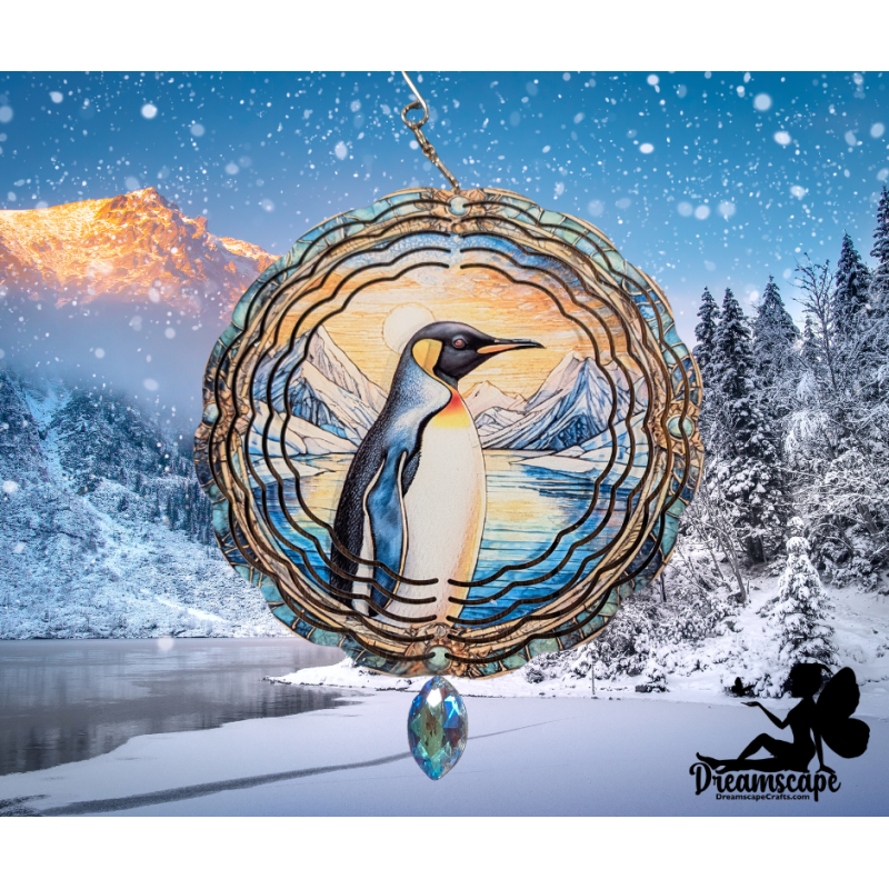 Penguin Wind Spinner