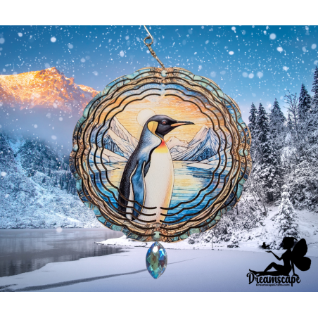 Penguin Wind Spinner